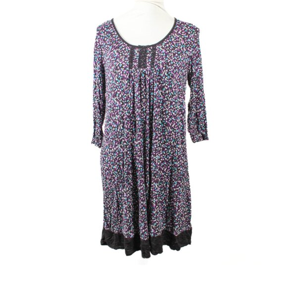 2010s George Warm-Tone Nightgown House Dress – Women’s L, Lace Detail - Picture 2 of 6